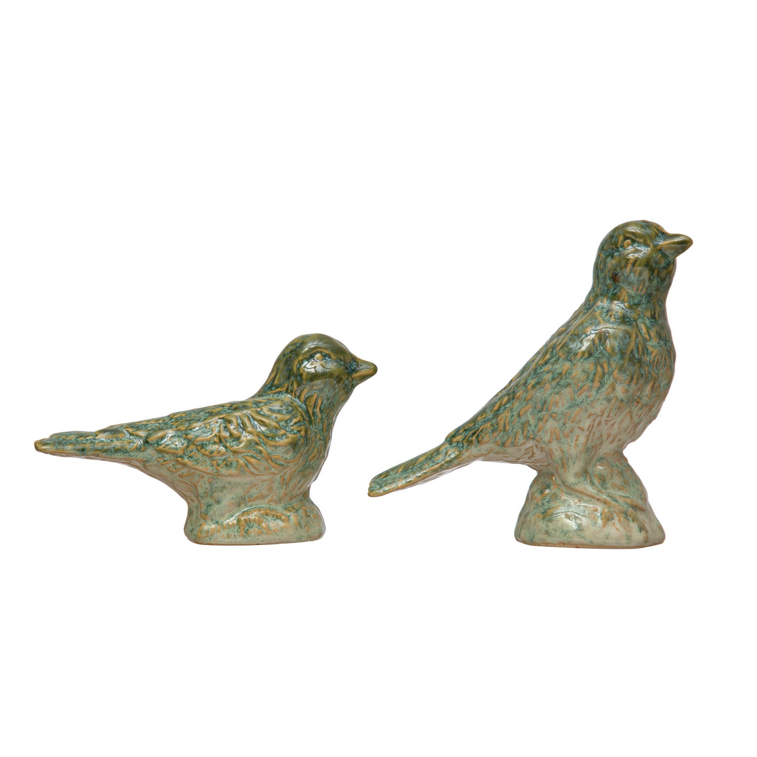 Debossed Stoneware Bird (S/2)