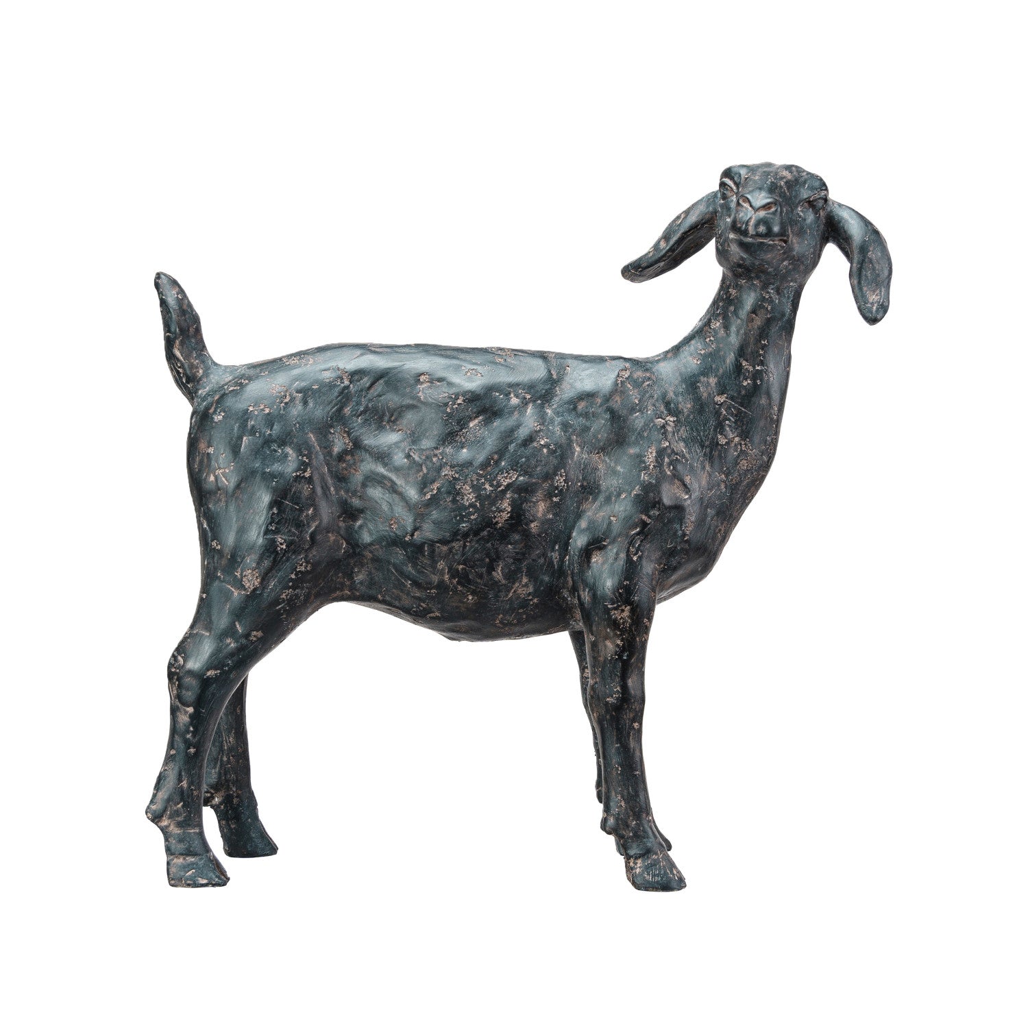 Distressed Standing Goat Accent