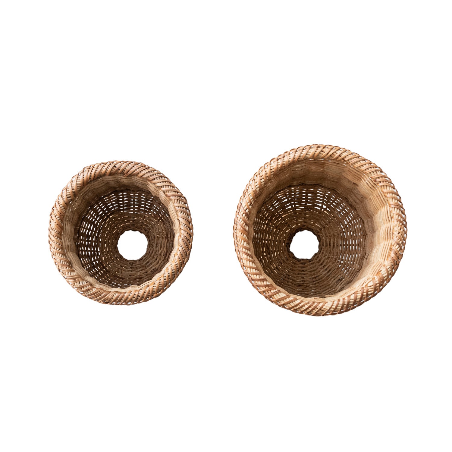 Rattan Urns (S/2)