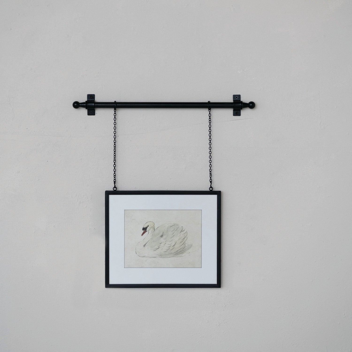 Hanging Metal Glass Frame w/ Bar