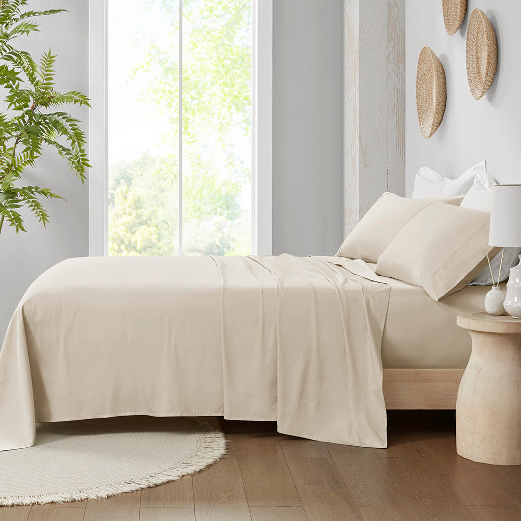300 Thread Count Organic Cotton Deep Pocket Sheet Set
