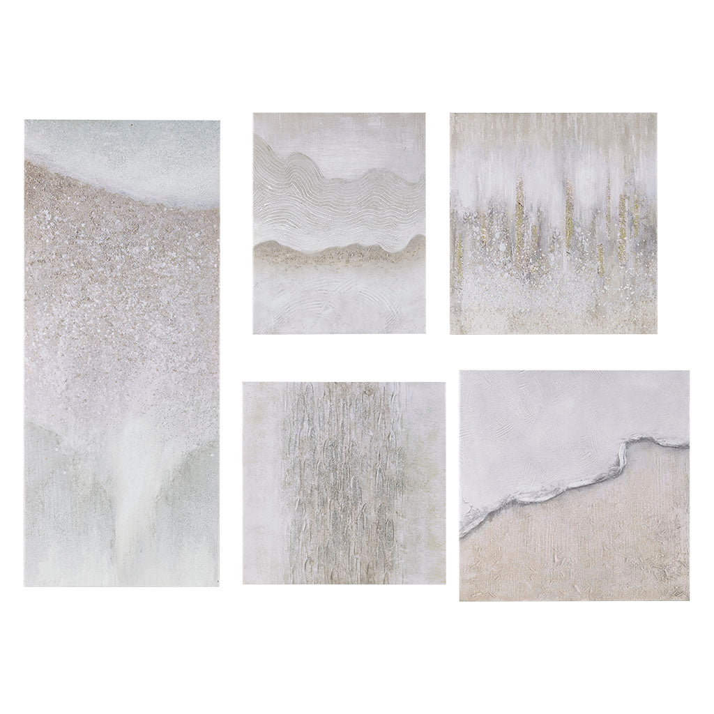 Natural Essence 4-piece Framed Canvas Wall Art Set