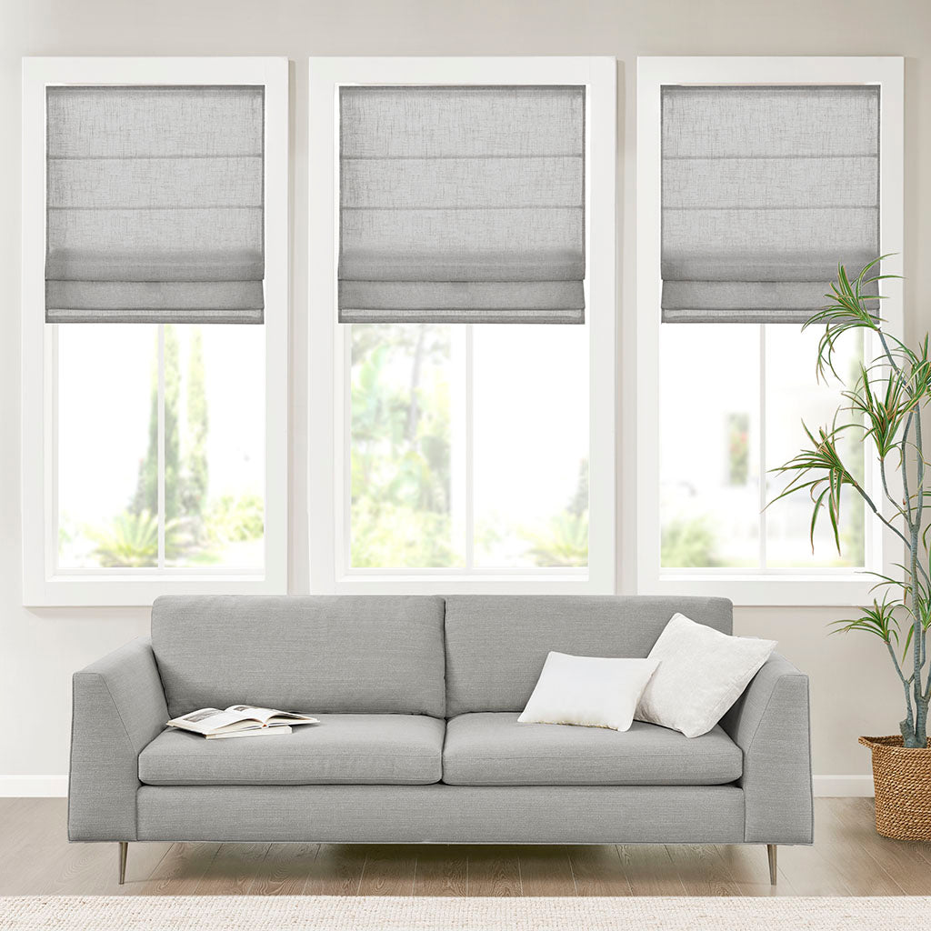 Kyler Linen Blend Light Filtering Cordless Roman Shade
