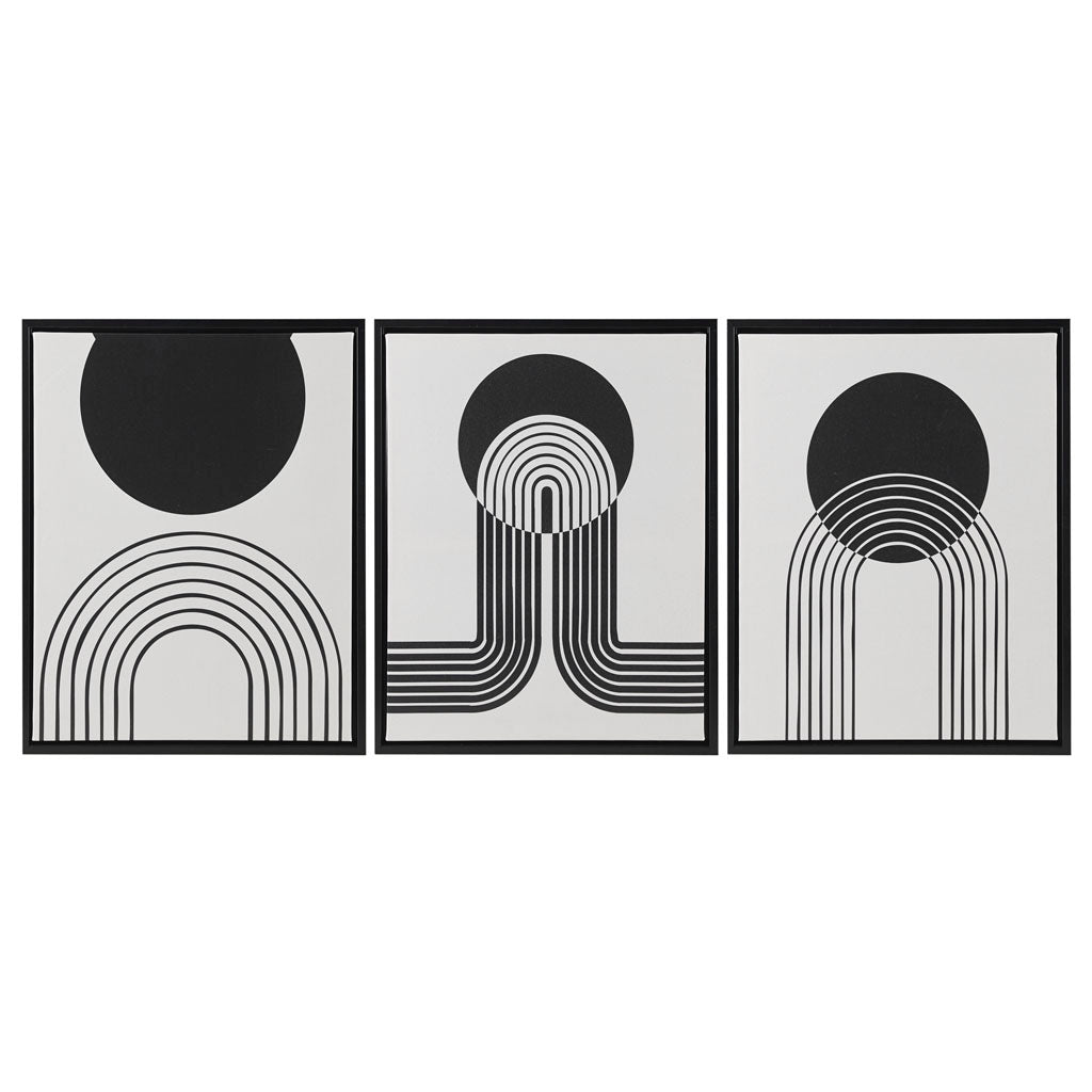 Cosmic Curl Gold Foil 2-piece Canvas Wall Art Set