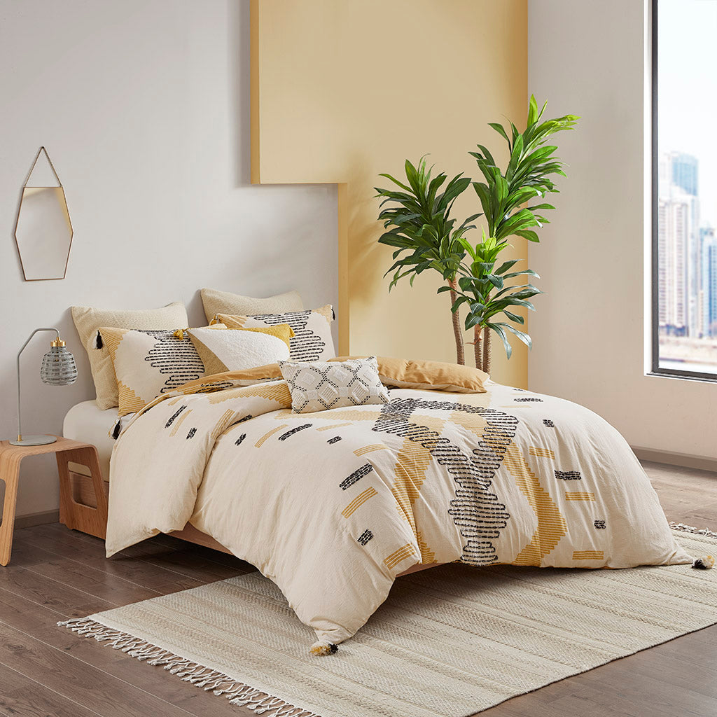 Arizona 3 Piece Cotton Duvet Cover Set