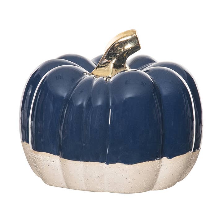 Blue Harvest Pumpkin Figure
