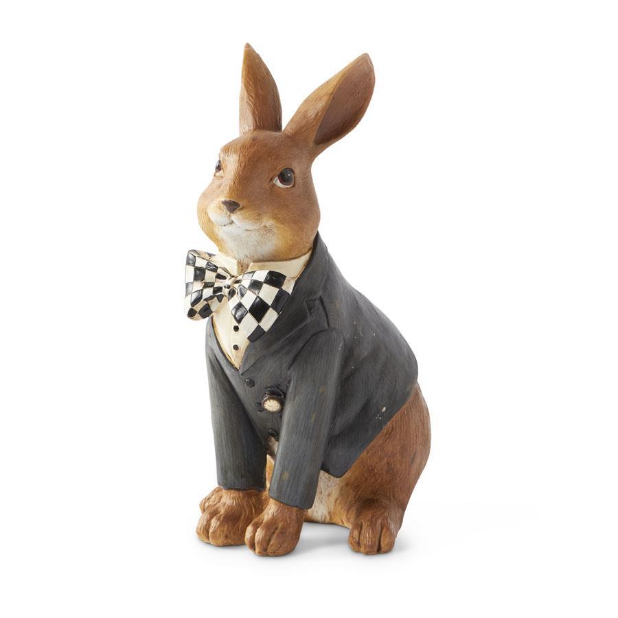 Harlequin Bunny - W/ Bow Tie