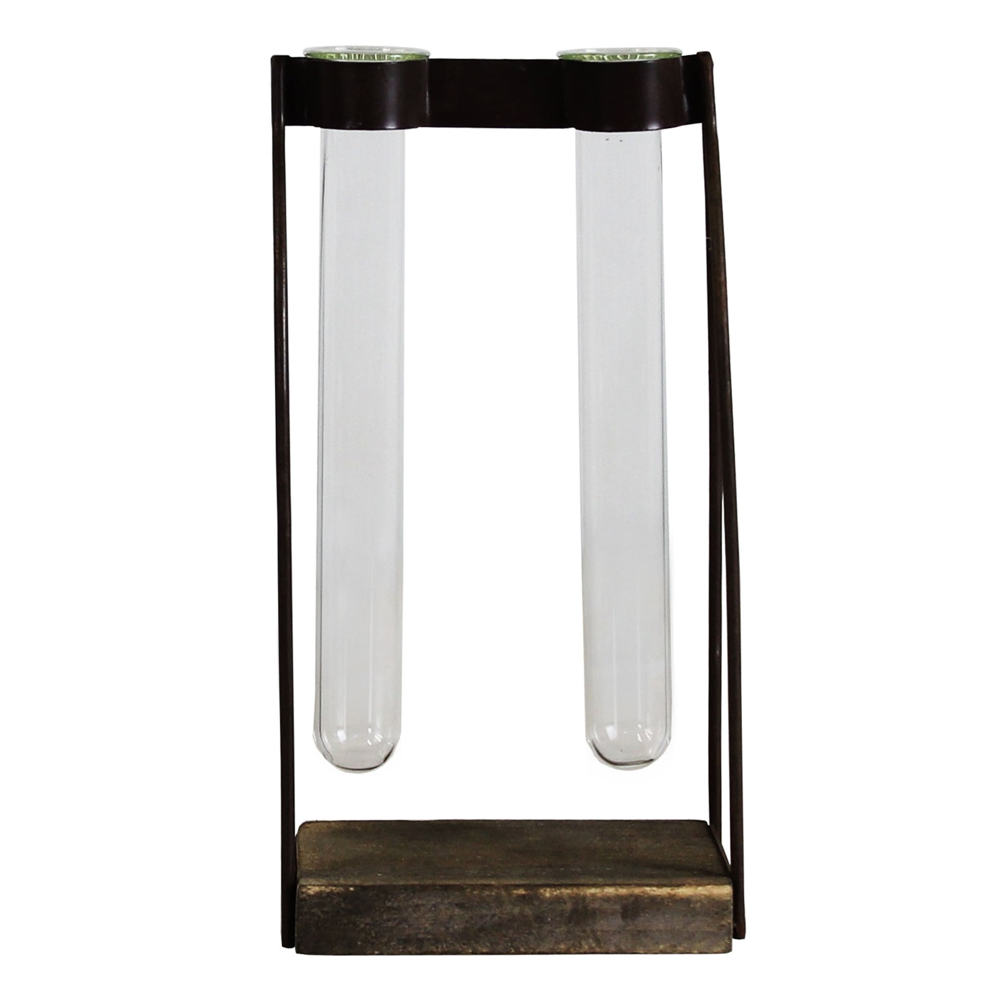 Mirabelle Double Glass Tube Vase