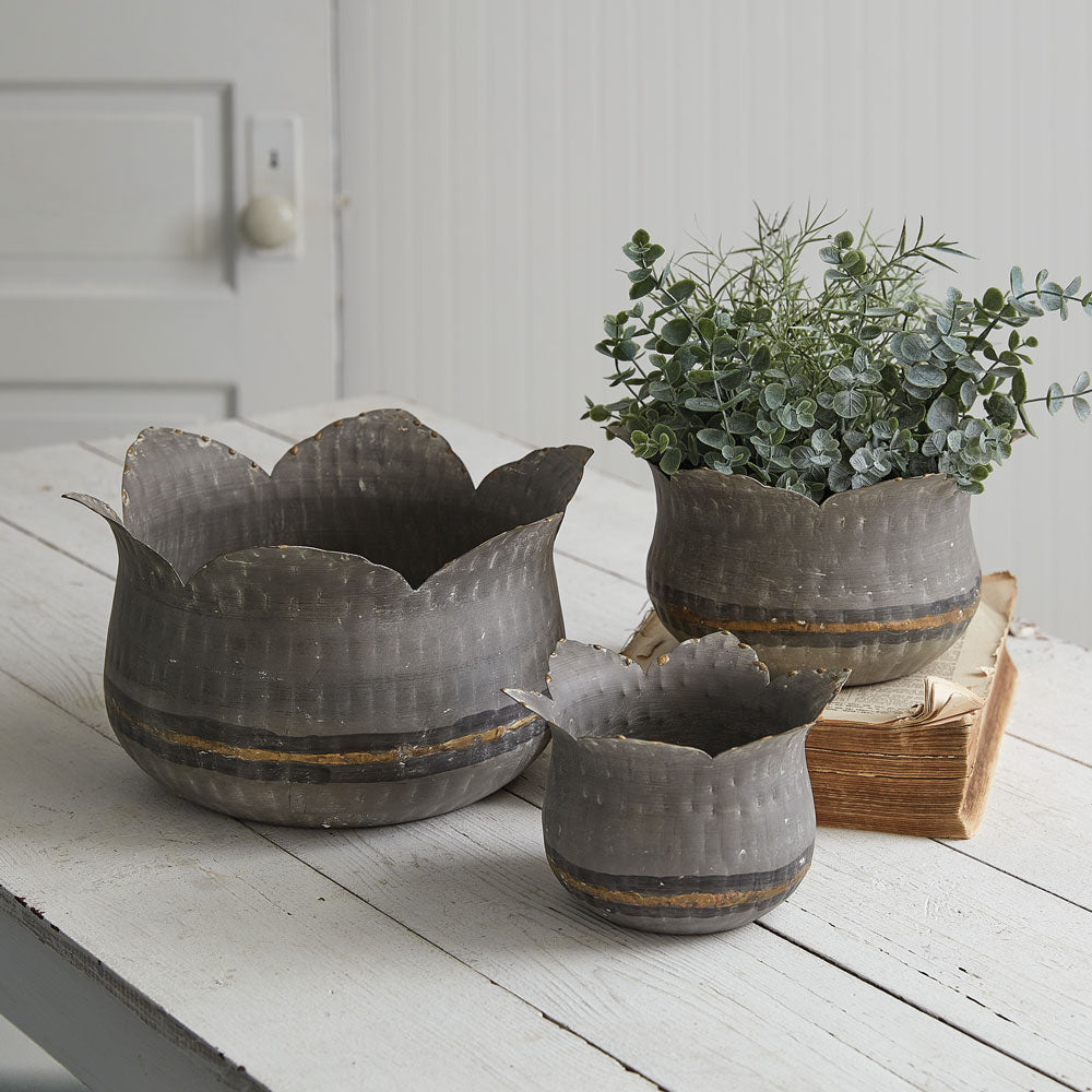 Lotus Flower Containers (S/3)