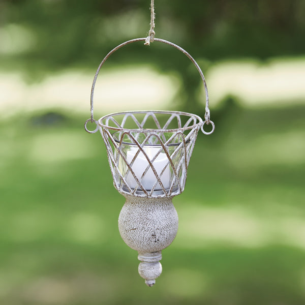 Hanging Wire Votive Holder (S/2)