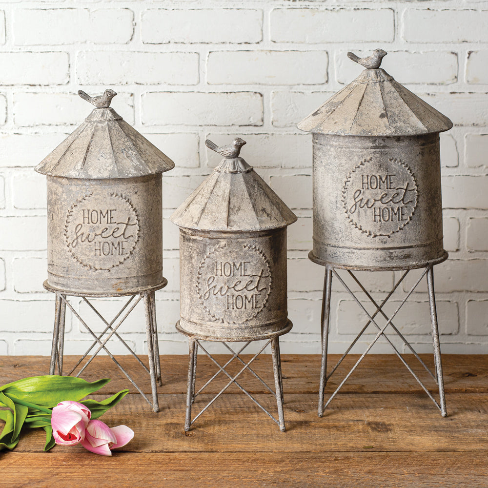 Songbird Silo Containers (S/3)