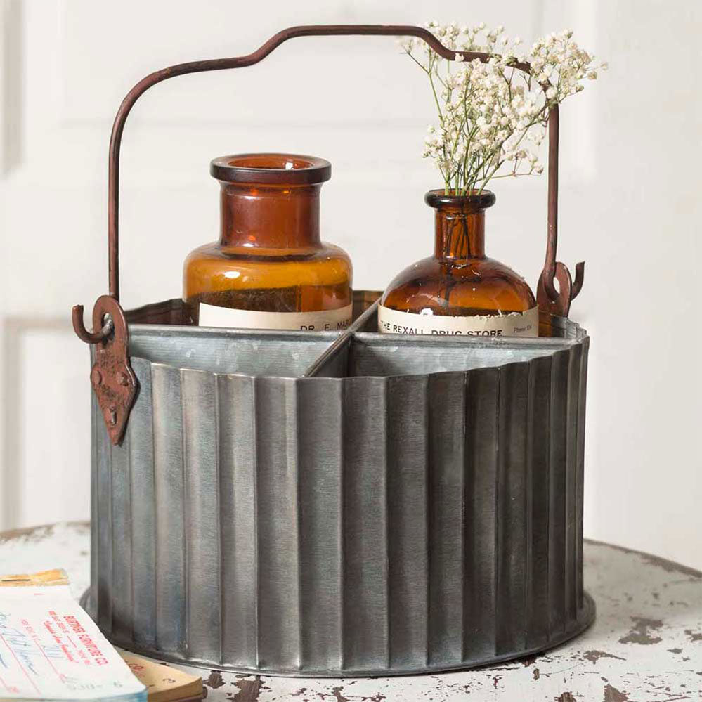 Corrugated Metal Rounded Pail