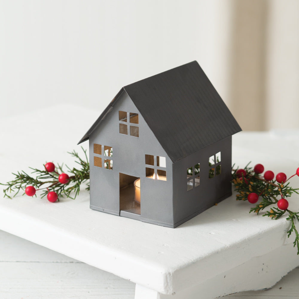 Galvanized Cottage Luminary