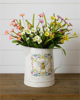 Wildflowers & Bee Watering Can