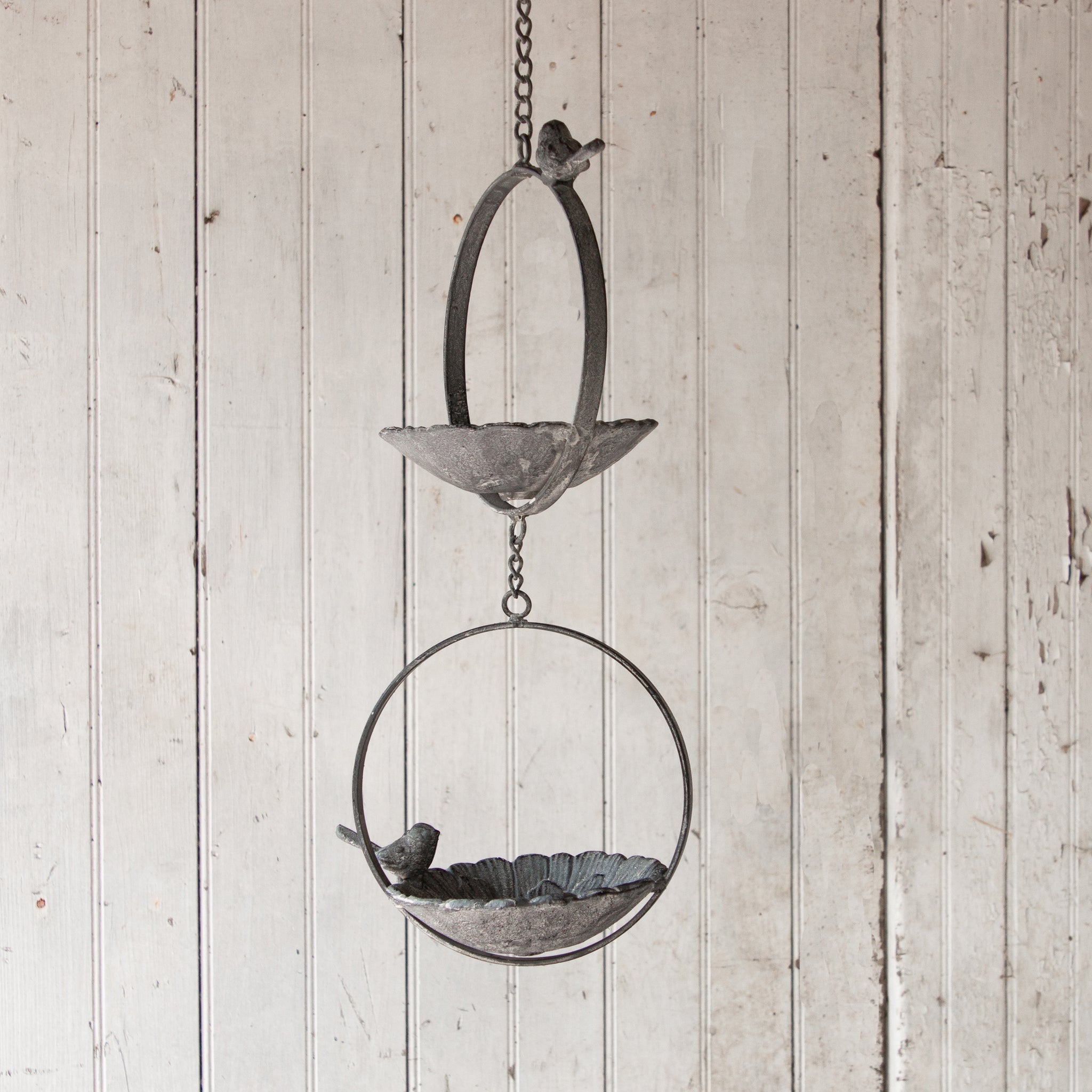 Two-Tiered Hanging Bird Feeder
