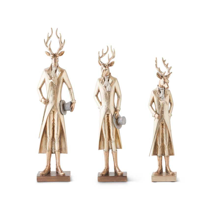 Neutral Glistening Reindeer (S/3)