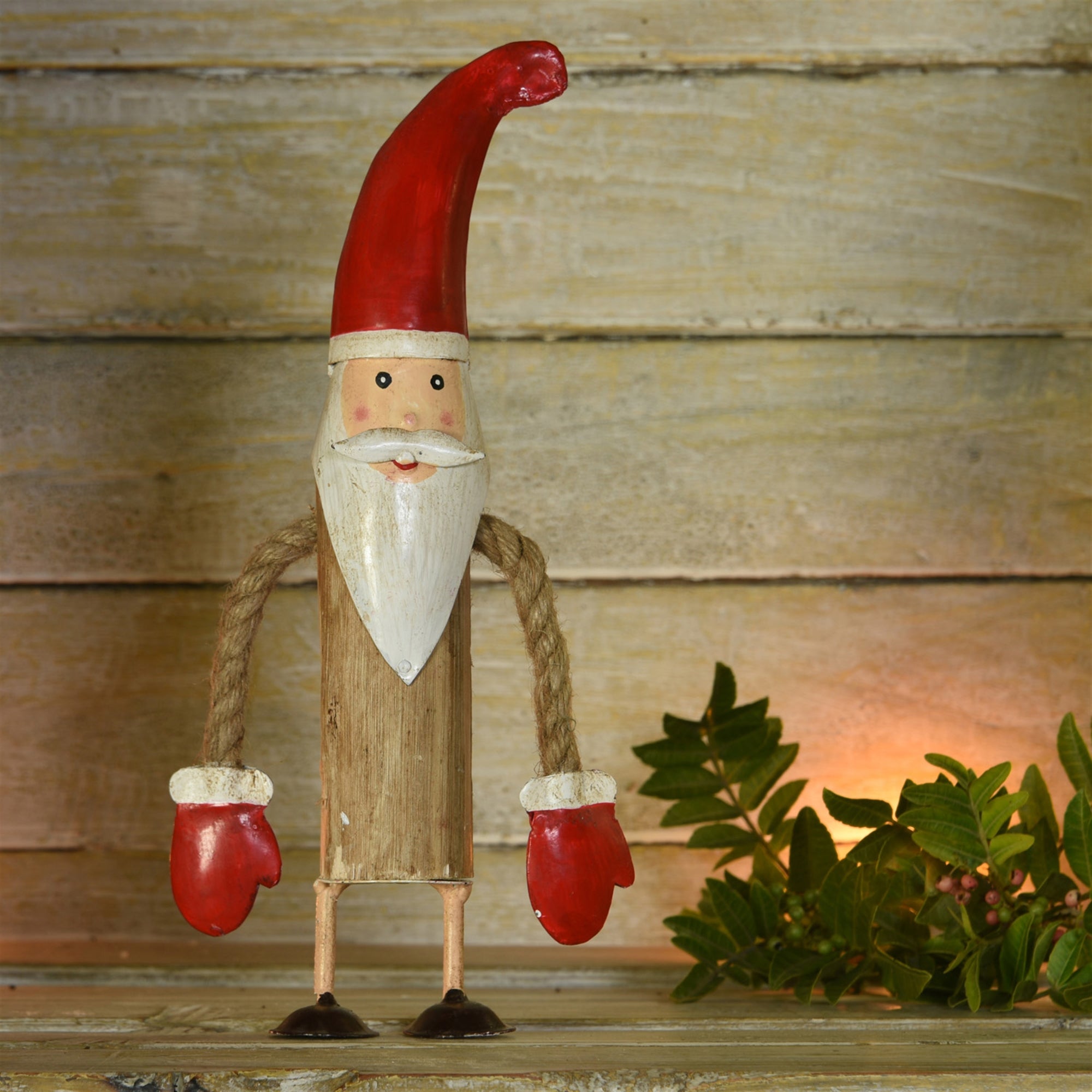 Vintage Inspired Constructed Santa