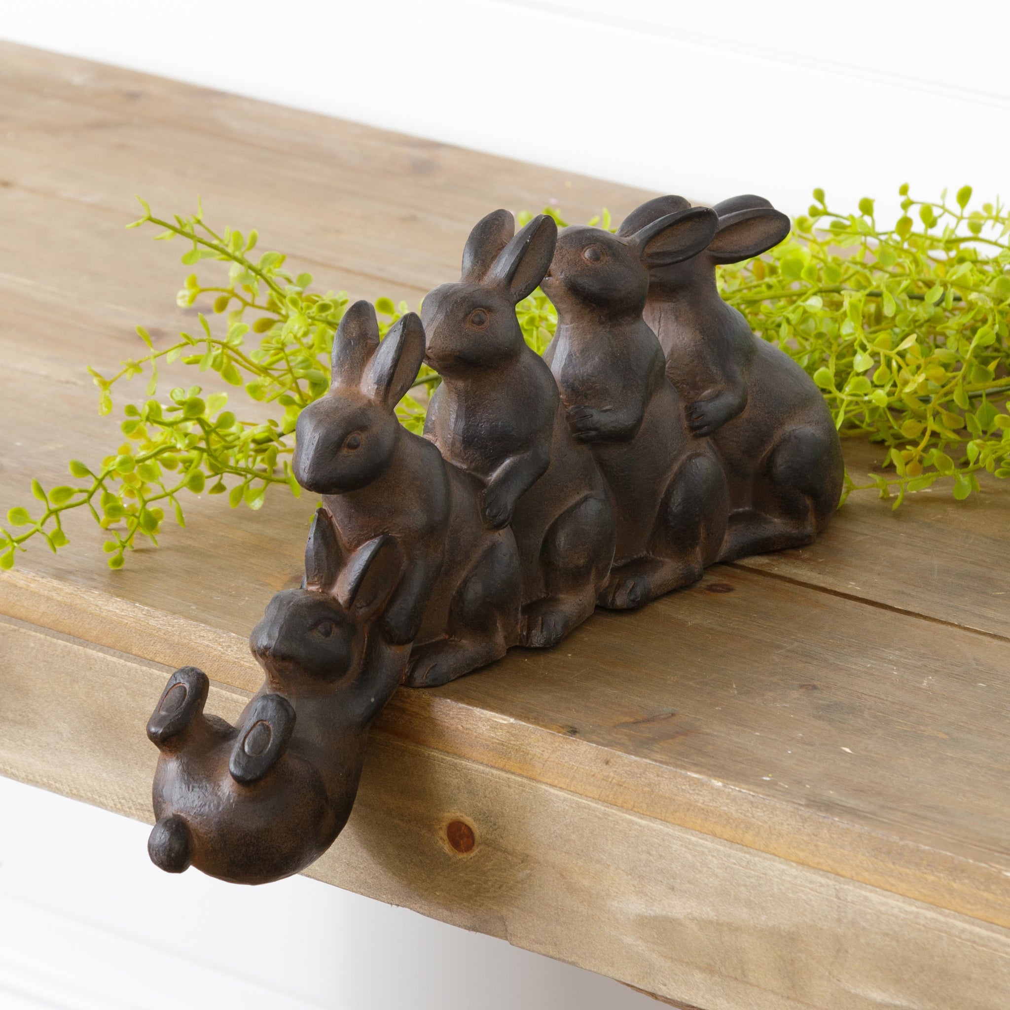 Playing Rabbits Shelf Sitter