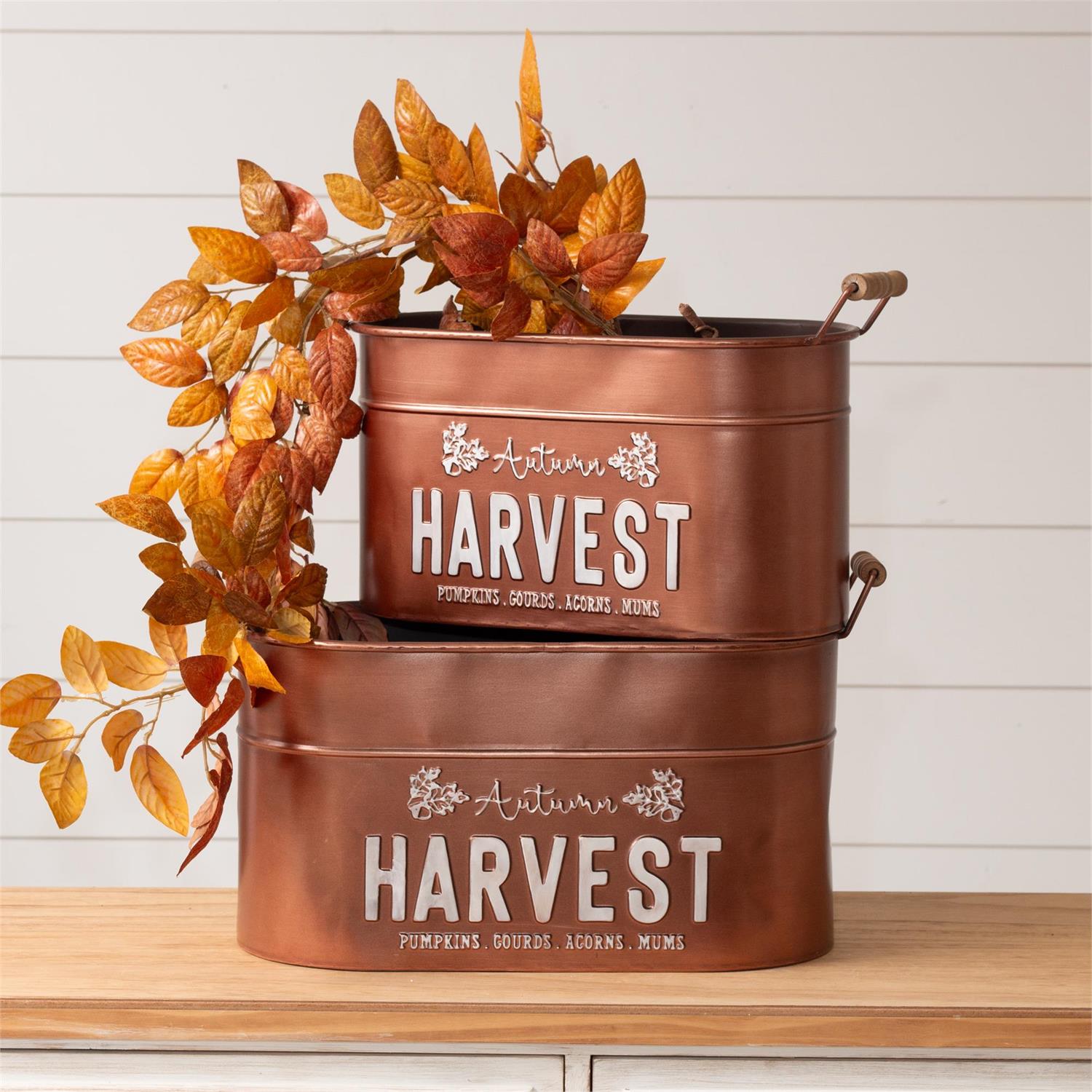 Oval Nested Tins - Autumn Harvest