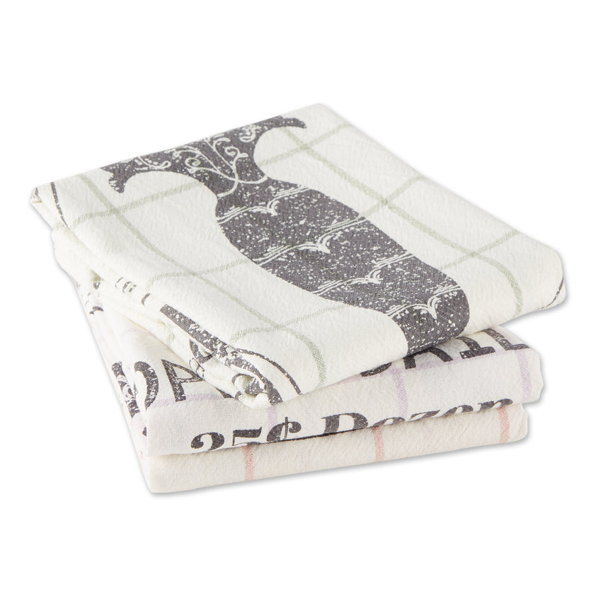 Cottontail Mercantile Printed Kitchen Towel