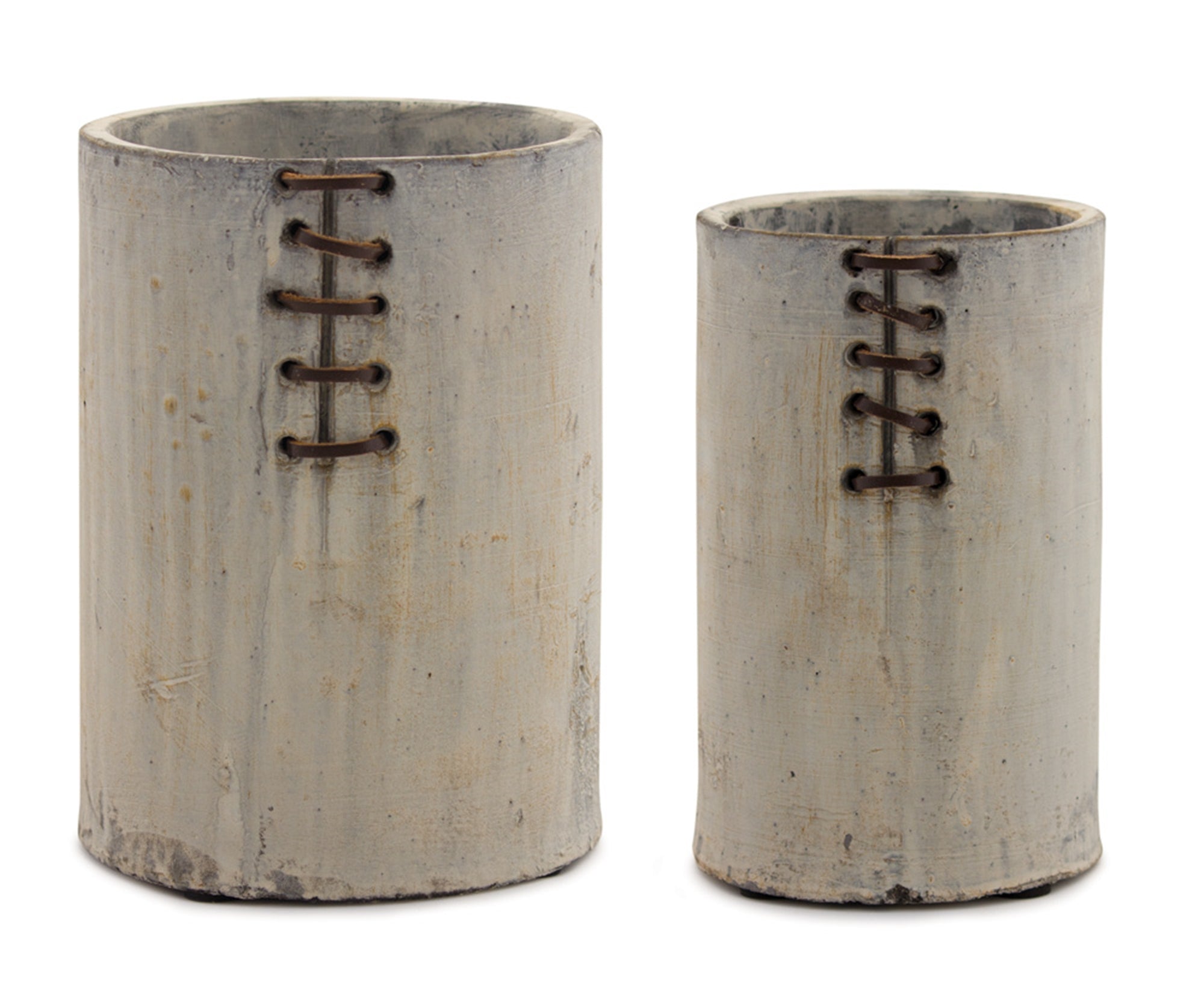 Laced Terracotta Vases (S/2)