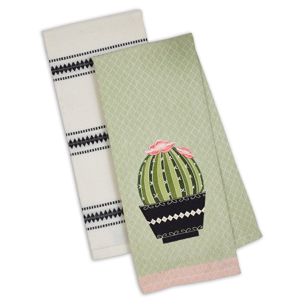 Cactus Dishtowel (S/2)