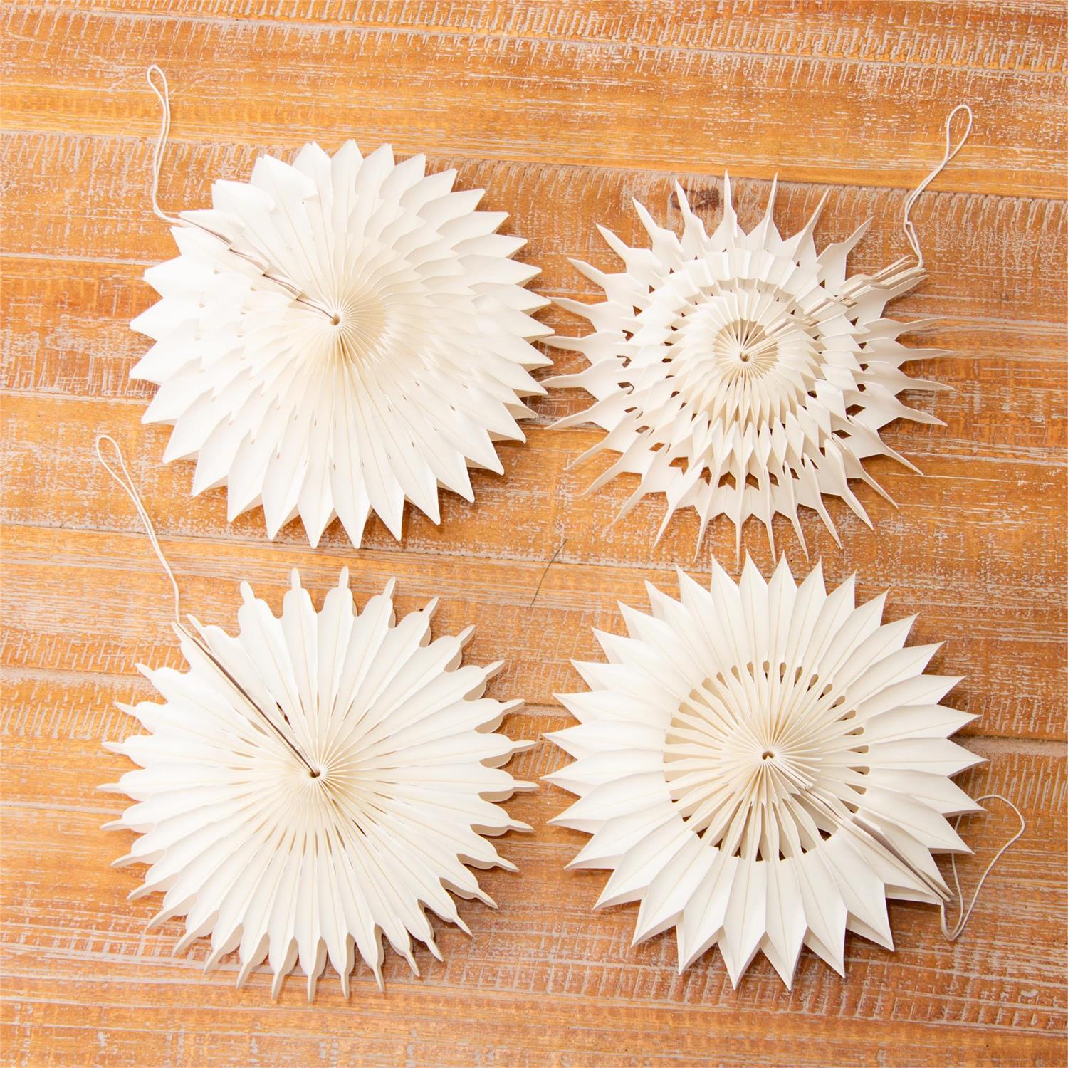 Honeycomb Snowflake Ornaments