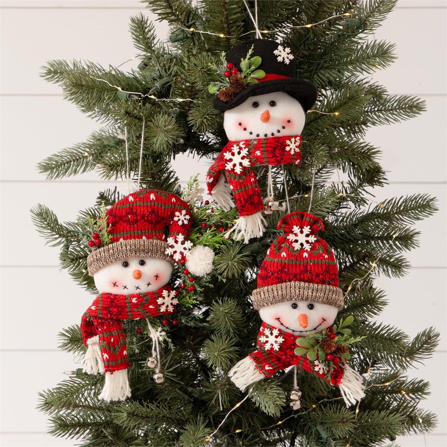 Ornaments - Snowman Heads