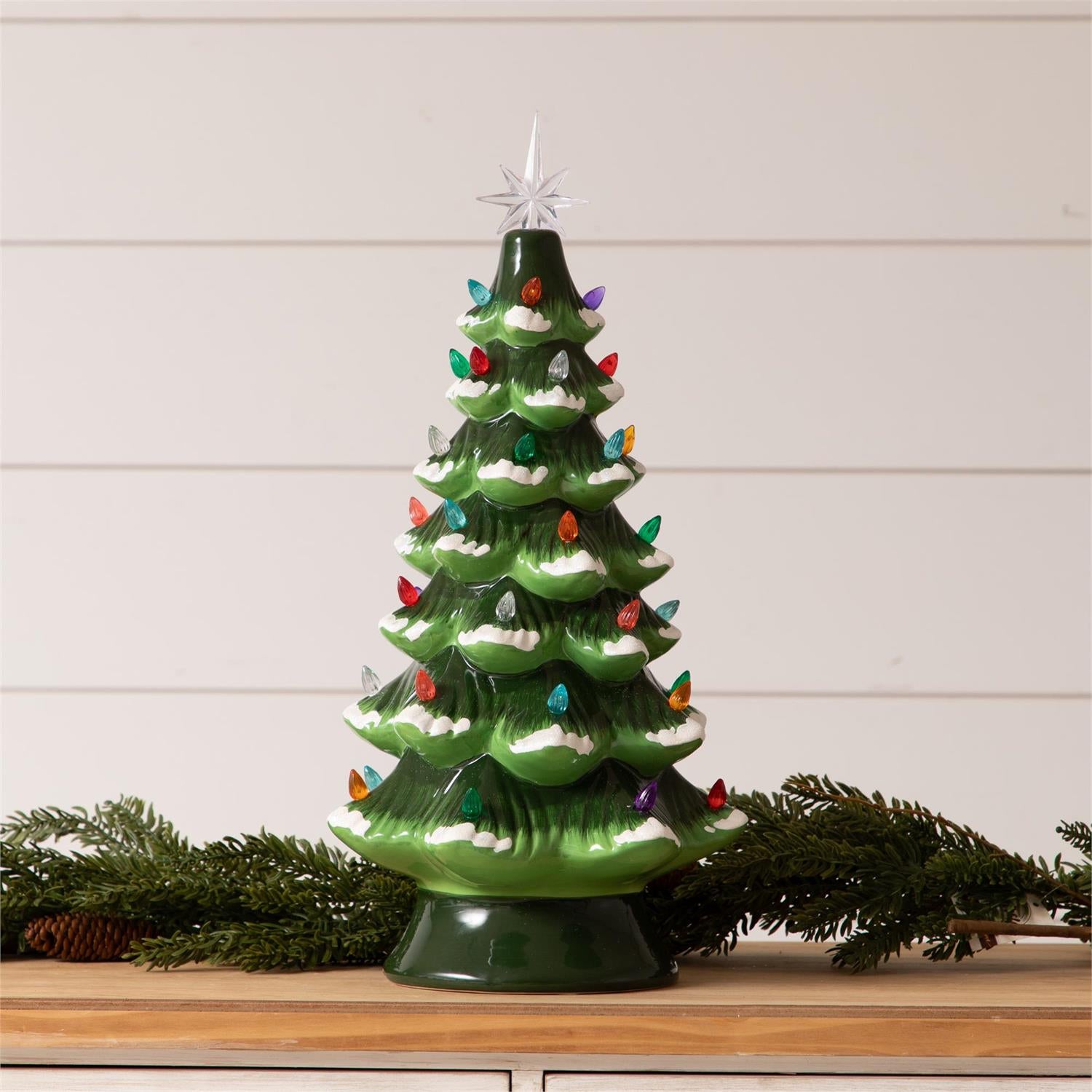 Large Green Ceramic Nostalgic  Tree