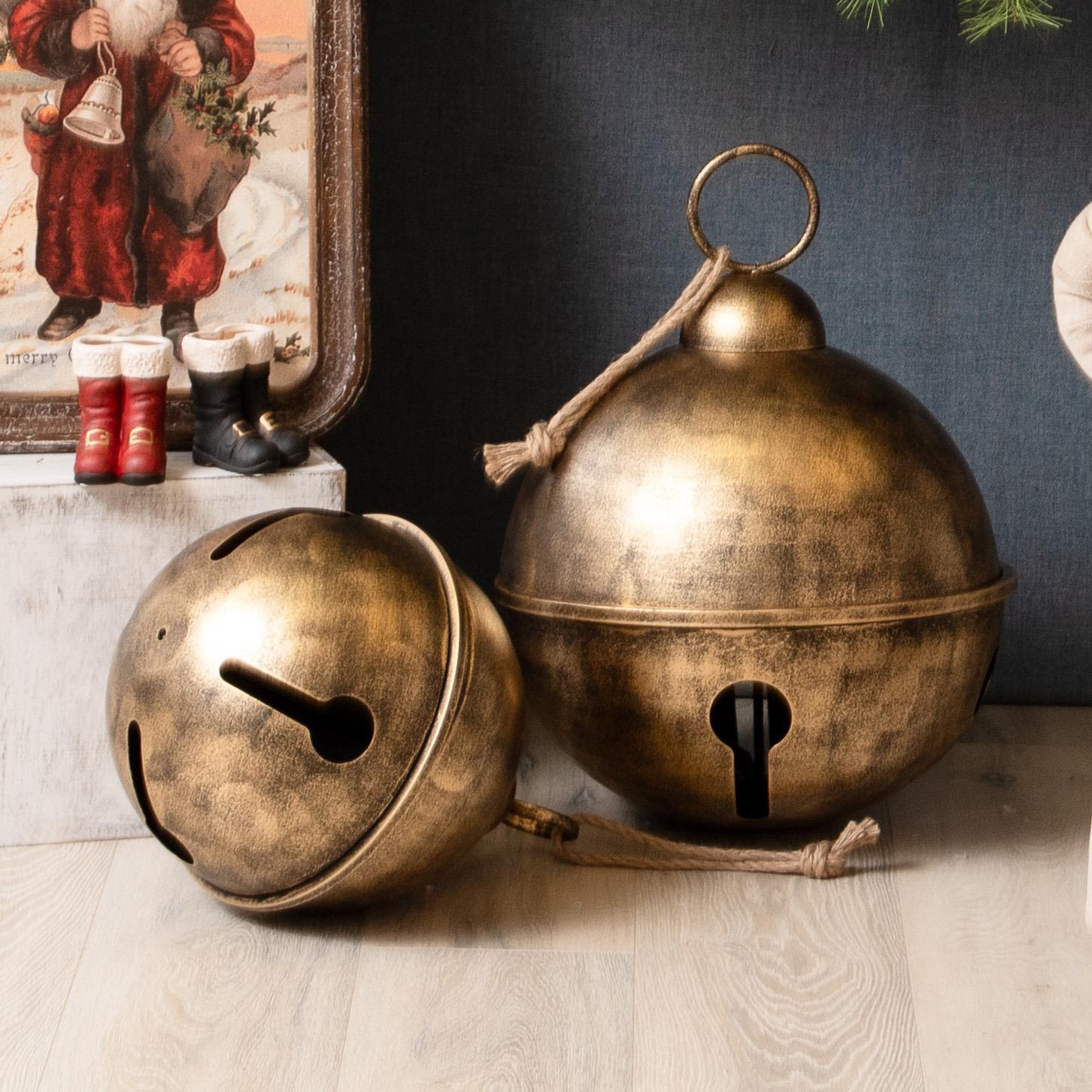 Oversized Gold Bells