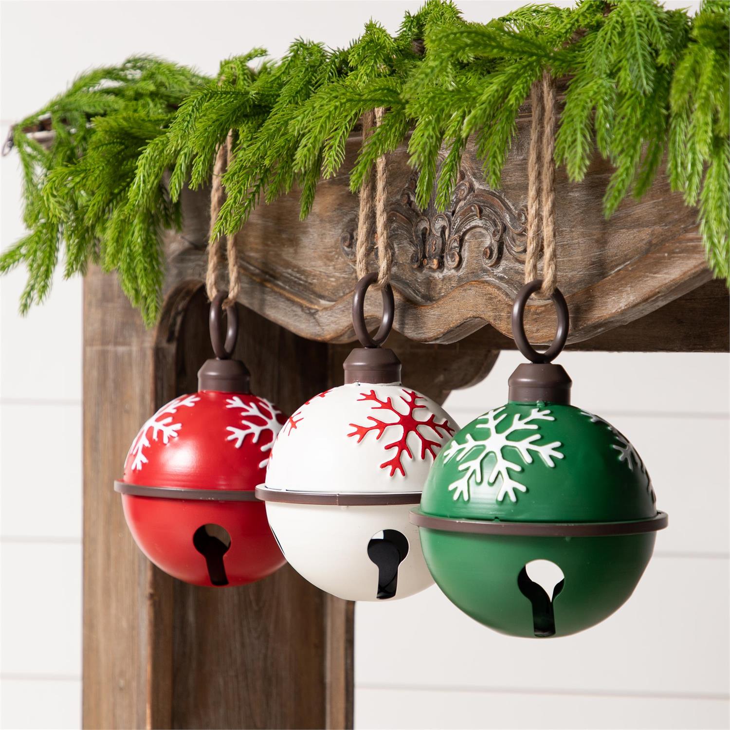 Bells - Red, Green, And White