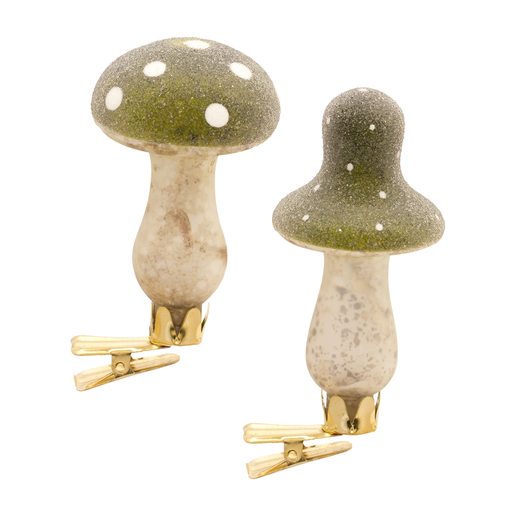 Mushroom Ornament Clips - Nature (S/2)