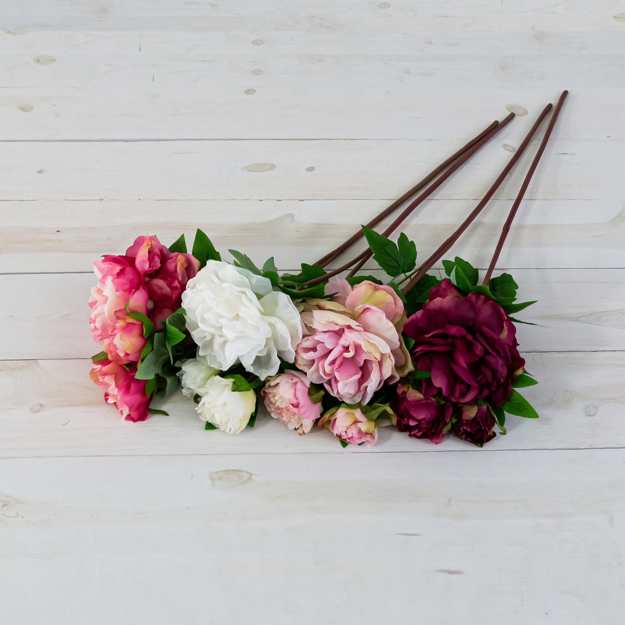 Spray - Peonies, Burgundy And Pinks