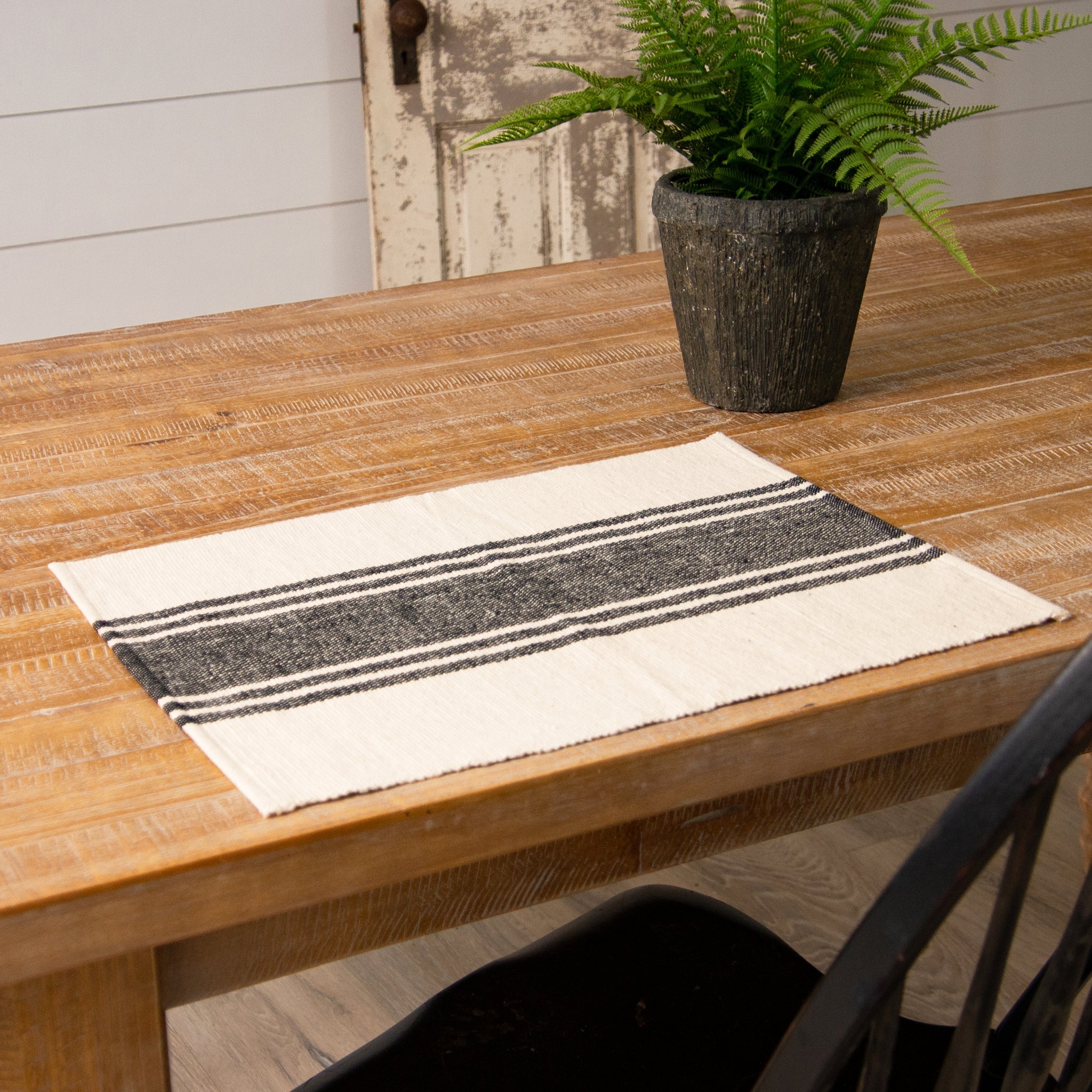 Grain Sack Striped Placemat
