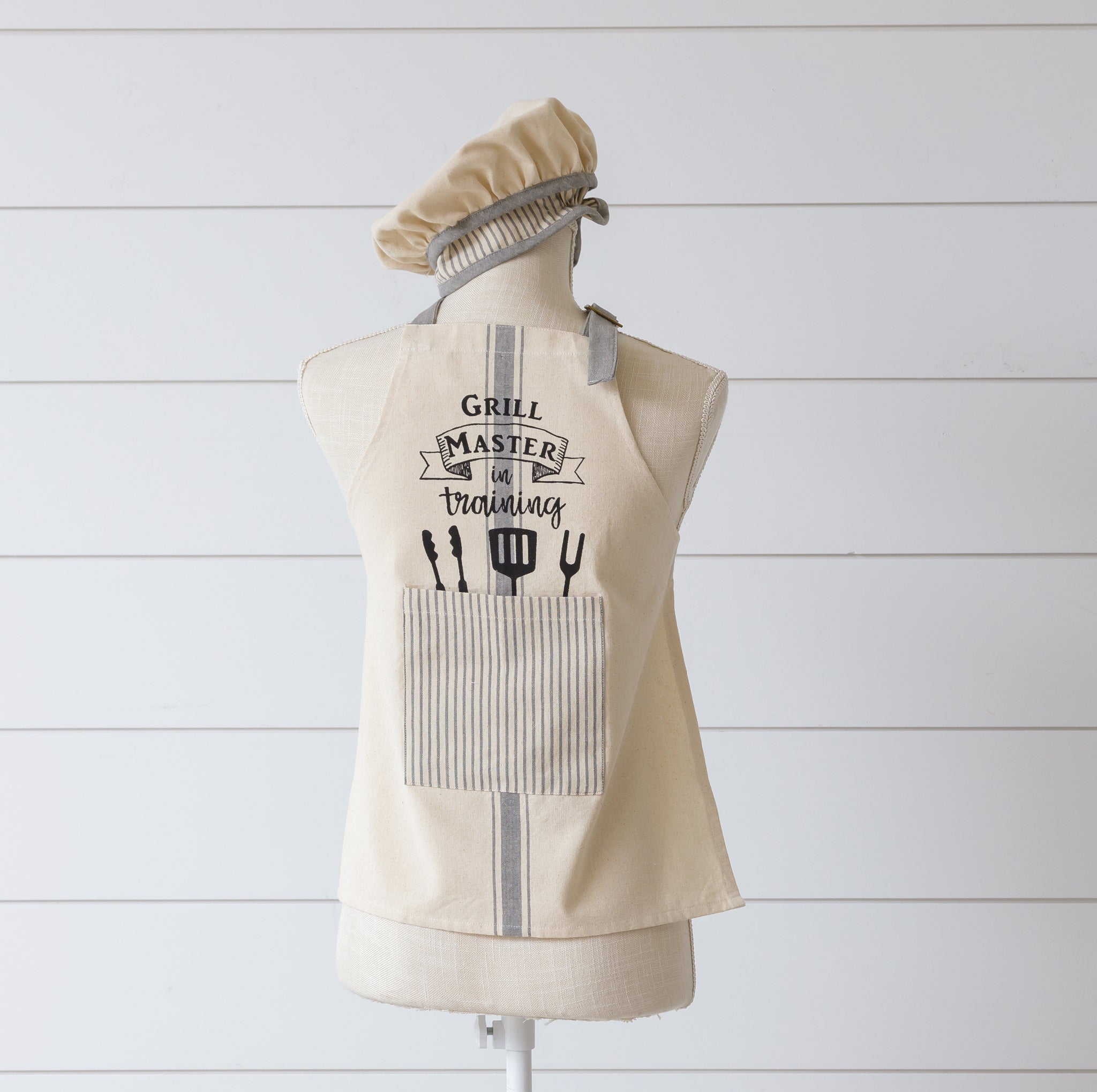 Child's Apron And Hat - Grill Master