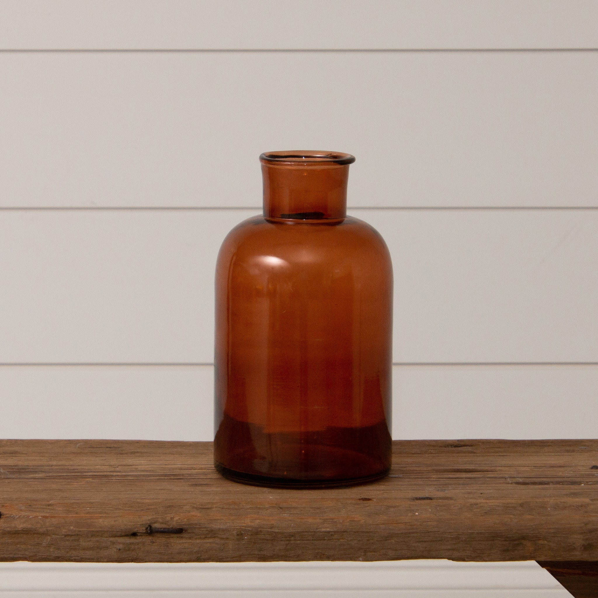 Amber Glass Vase (L)