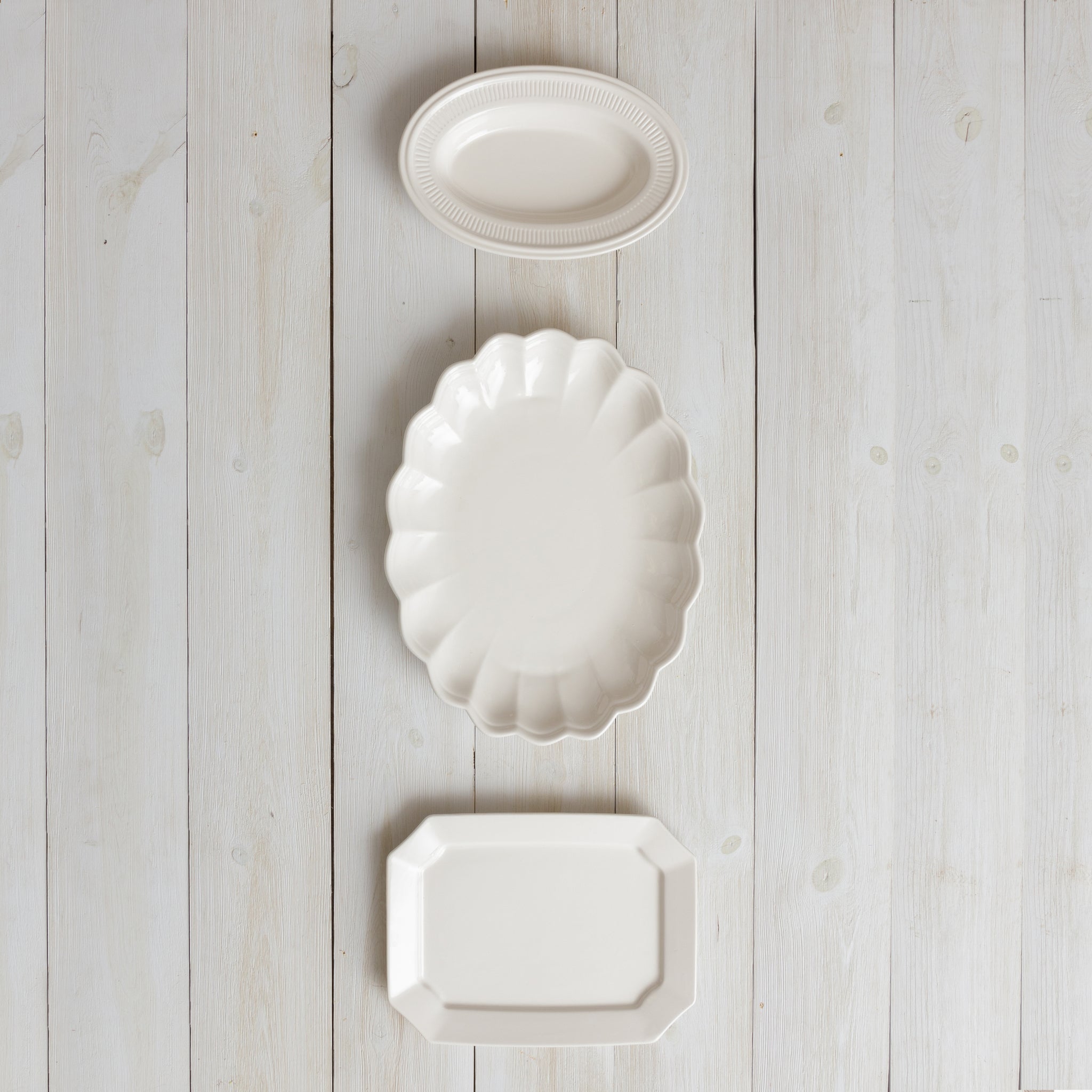 Ironstone Inspired Vintage Platters (S/3)