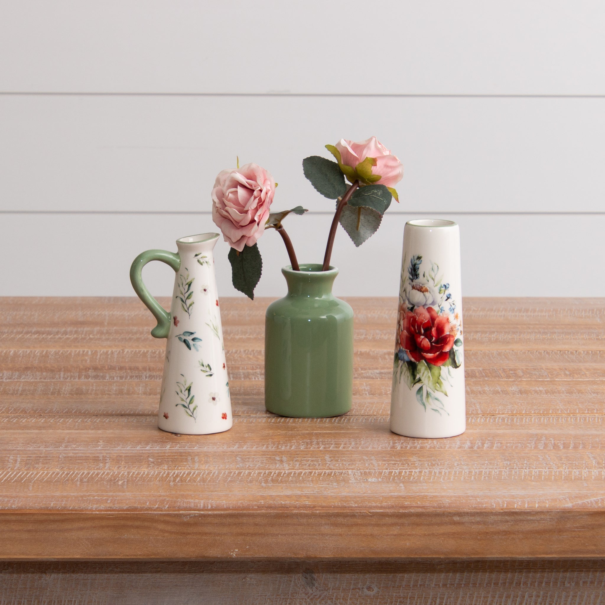 Ceramic Floral Bud Vases