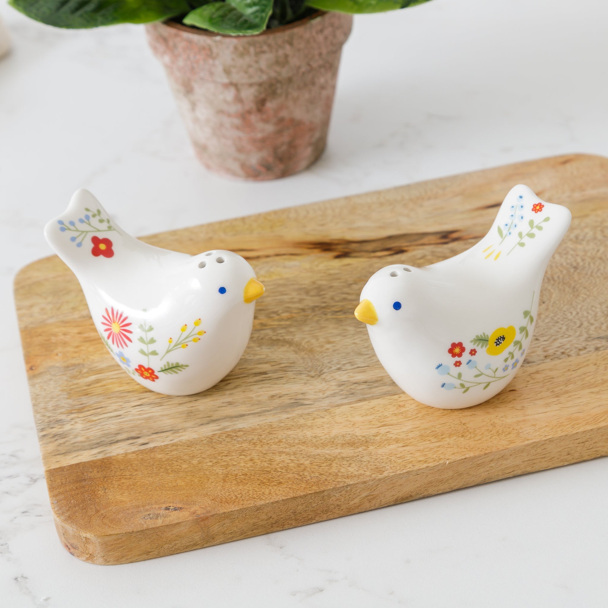 Scattered Petals Salt And Pepper Shakers