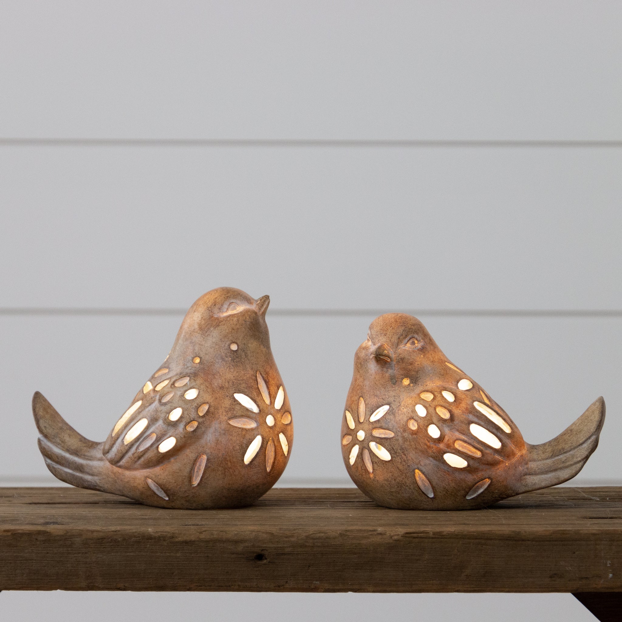 LED Bird Figurines