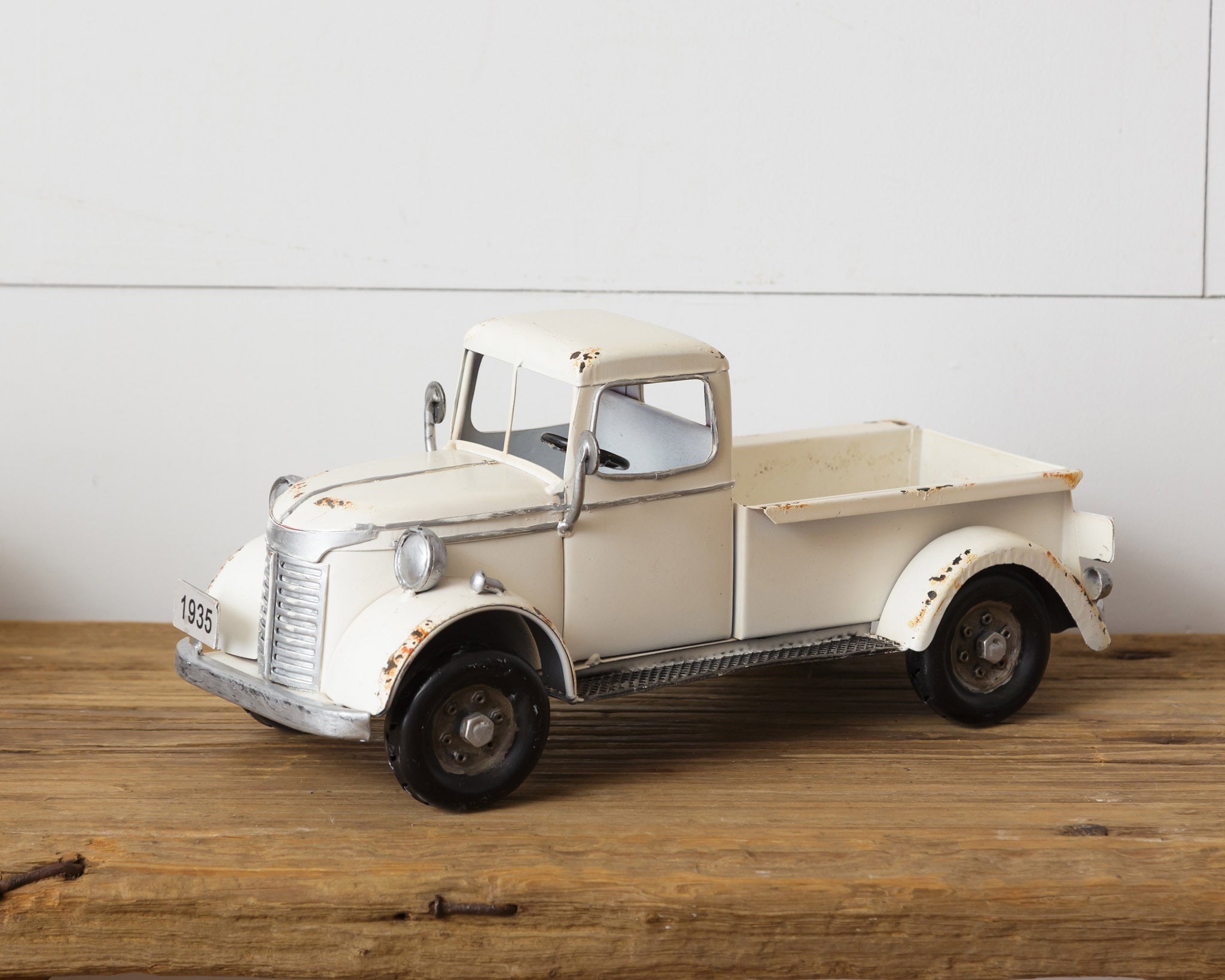 Vintage Styled Truck - White