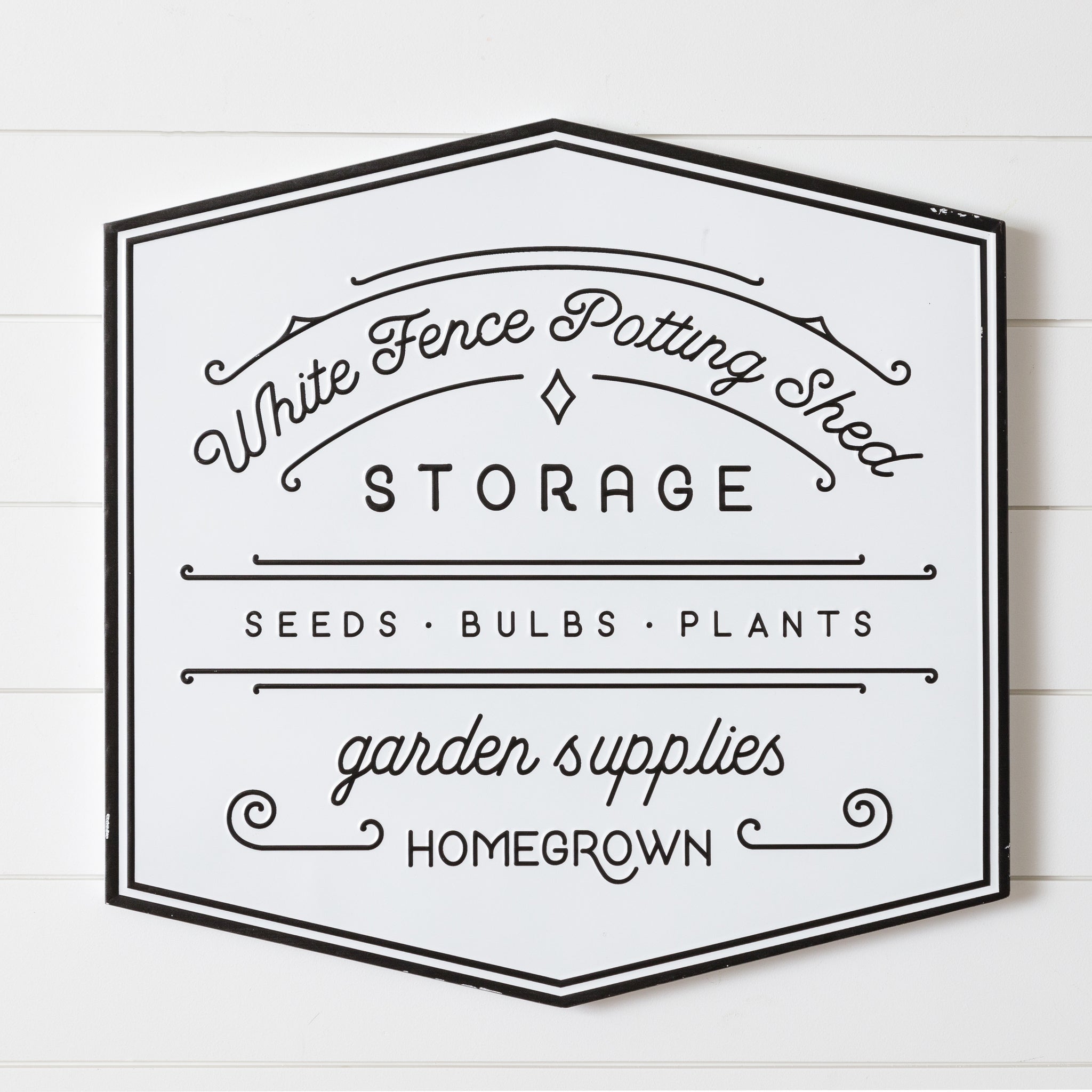 Potting Shed Metal Wall Art