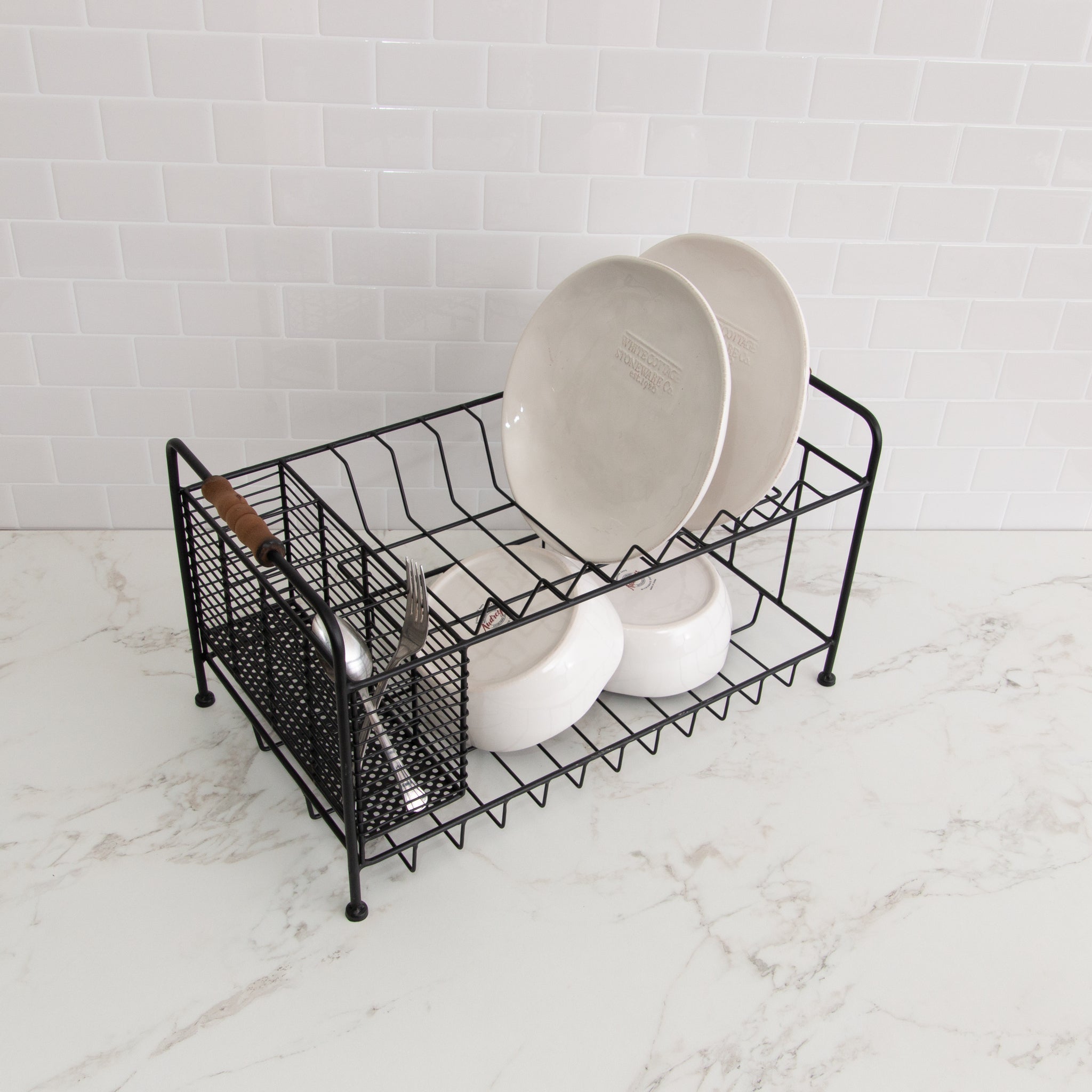 Black Metal Dish Drying Rack