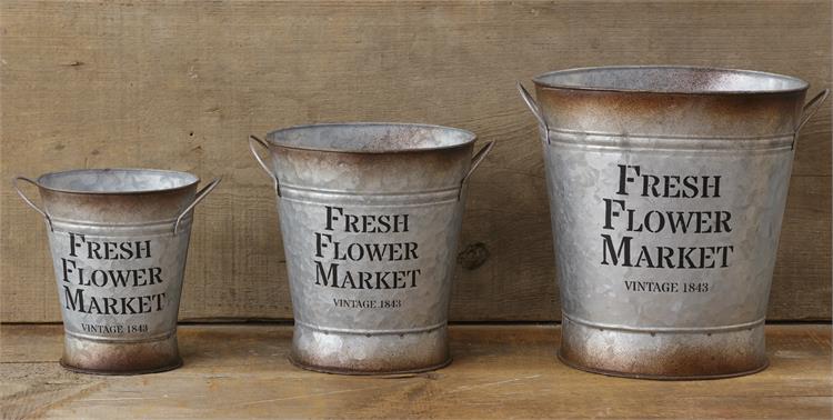 Flower Market Pails
