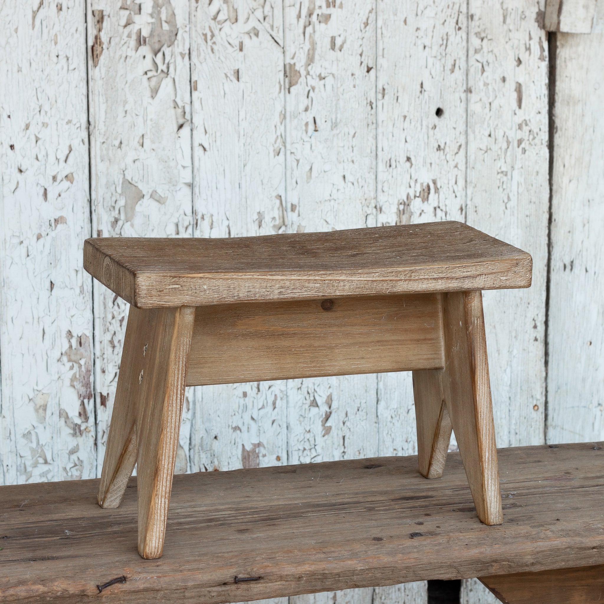 Natural Wood Stool