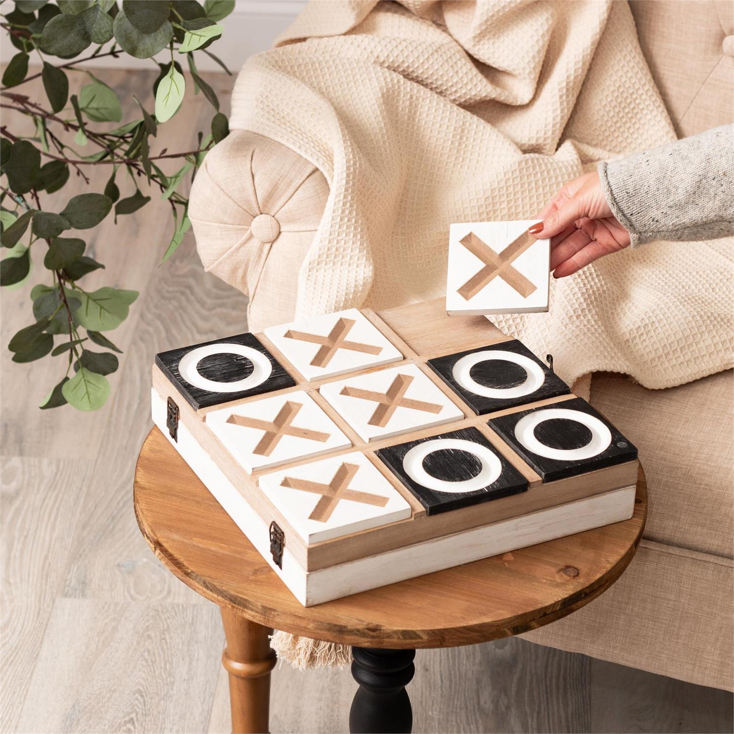 Wooden Tic Tac Toe Game