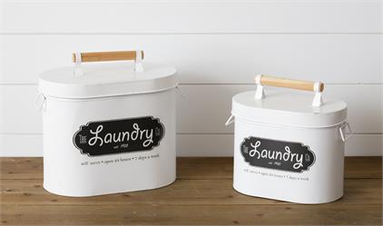 Nesting Laundry Bins (S/2)