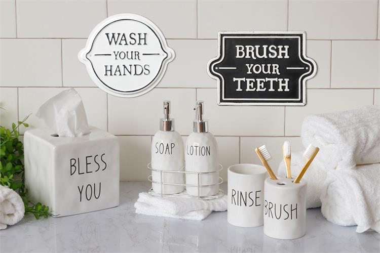 Metal Restroom Plaques