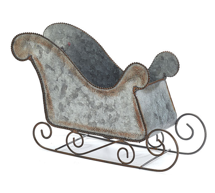 Galvanized Sleigh