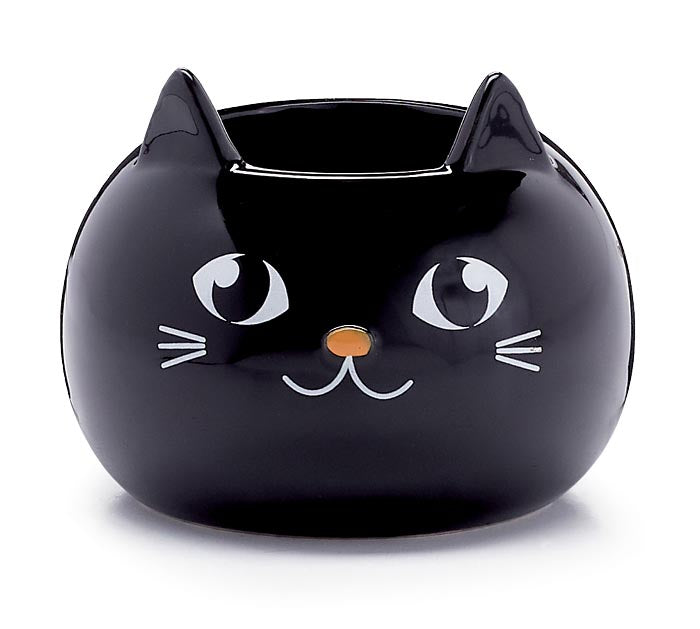 Black Cat Planter